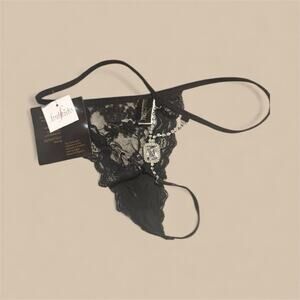 Fredericks Of Hollywood Vintage W Tags Seduction Sexy Bling Thong L